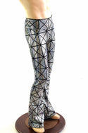 Mens Holographic Bootcut Leggings - 2