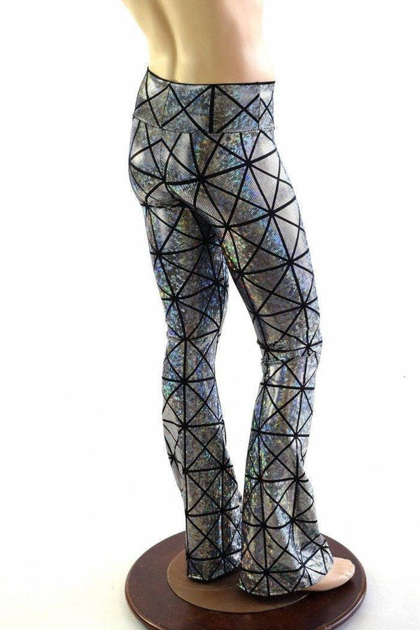 Mens Holographic Bootcut Leggings - 3