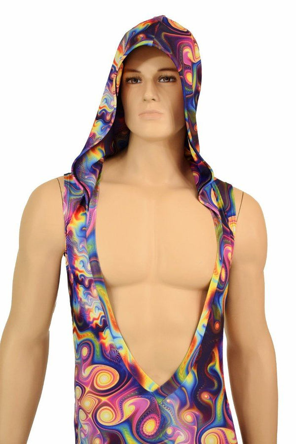 Mens Hooded "Flava Rava" Catsuit - 7