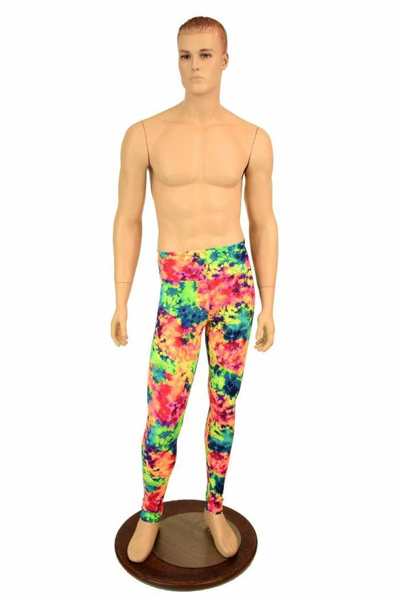 Mens Leggings in Acid Splash - Coquetry Clothing
