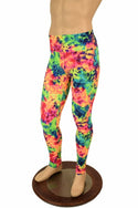 Mens Leggings in Acid Splash - 4