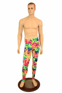 Mens Leggings in Acid Splash - 5