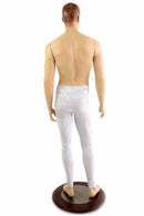Mens Leggings in Flashbulb Holographic - Coquetry Clothing