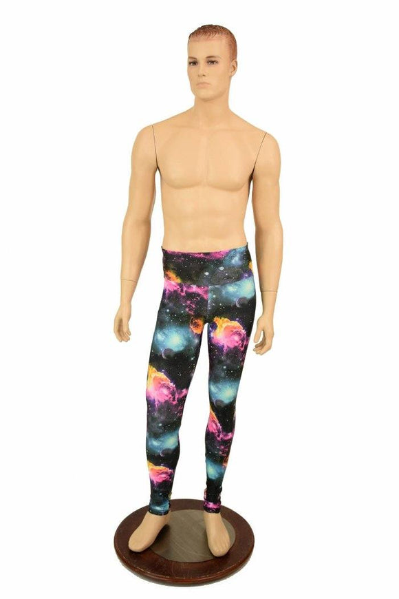 Mens Leggings in Galaxy - Coquetry Clothing