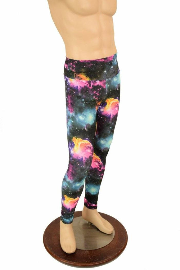 Mens Leggings in Galaxy - Coquetry Clothing
