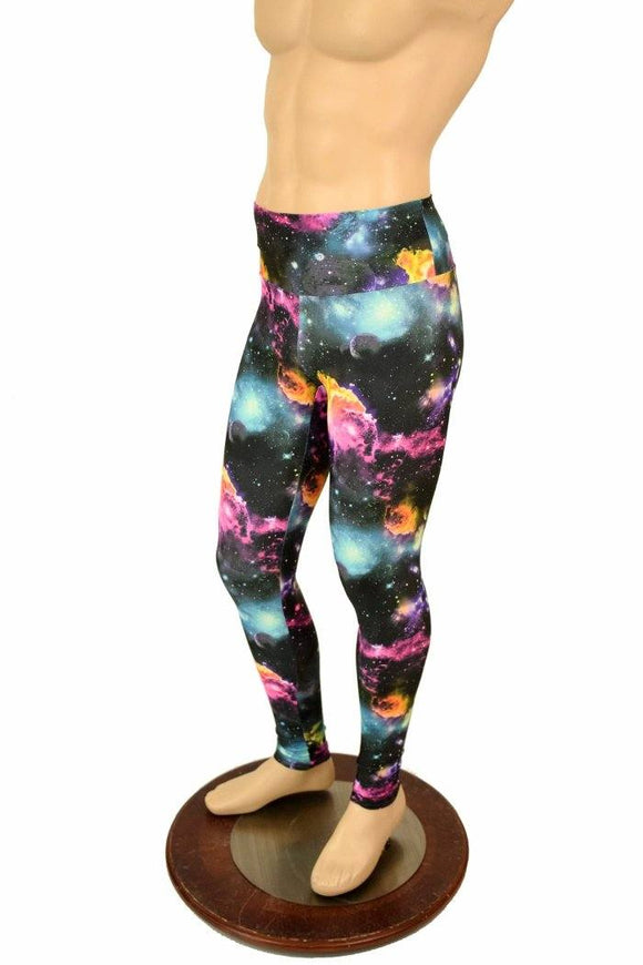 Mens Leggings in Galaxy - Coquetry Clothing