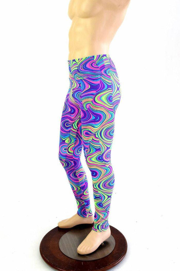 Mens Leggings in Glow Worm - Coquetry Clothing