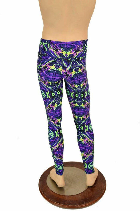 Mens Leggings in Neon Melt - Coquetry Clothing