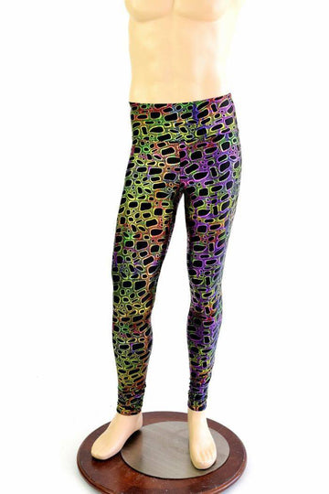 Mens Leggings in Poisonous - Coquetry Clothing
