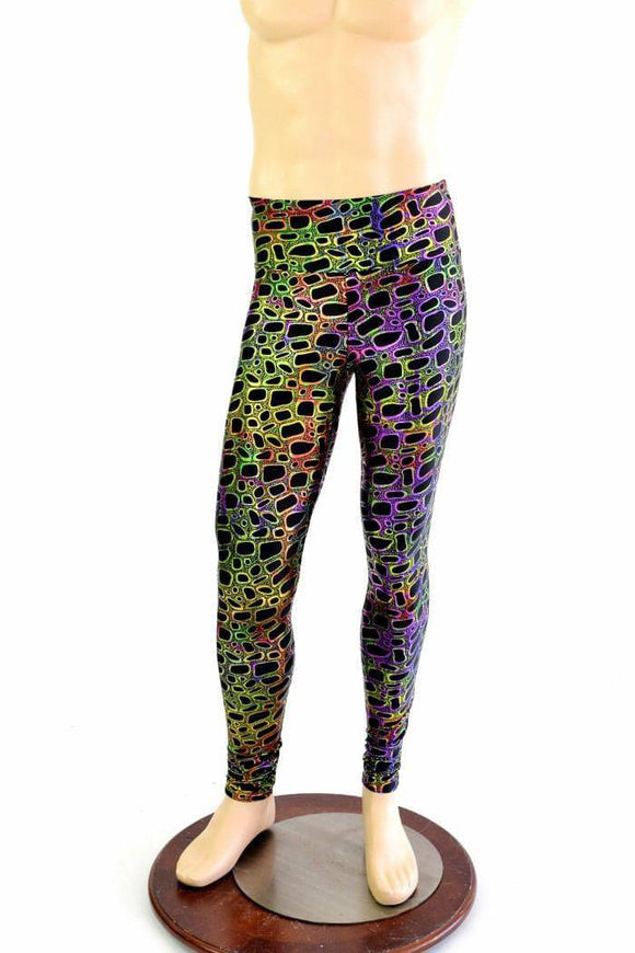 Mens Leggings in Poisonous - Coquetry Clothing