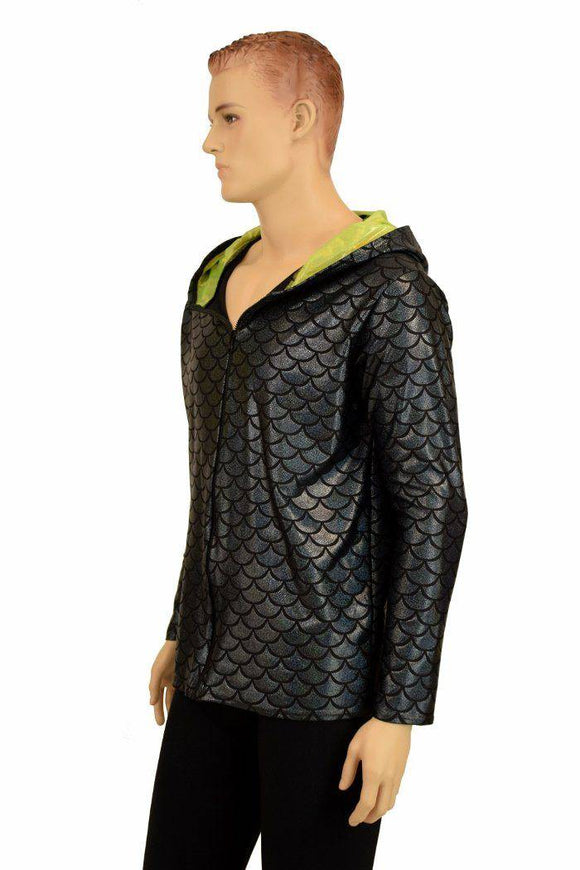 Mens Long Sleeve Dragon Hoodie - Coquetry Clothing