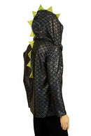 Mens Long Sleeve Dragon Hoodie - Coquetry Clothing