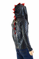 Mens Long Sleeve Dragon Hoodie - Coquetry Clothing