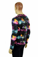 Mens Long Sleeve Galaxy Shirt - 5
