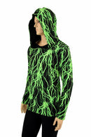Mens Long Sleeve Lightning Hoodie - Coquetry Clothing