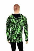 Mens Long Sleeve Lightning Hoodie - Coquetry Clothing