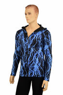 Mens Long Sleeve Zipper Hoodie - Coquetry Clothing