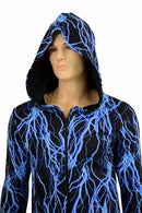 Mens Long Sleeve Zipper Hoodie - Coquetry Clothing