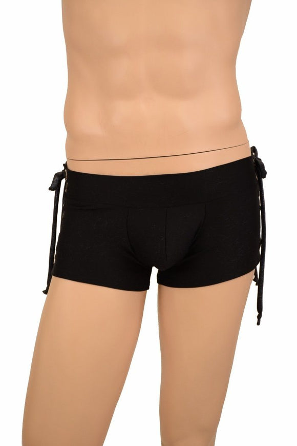 Mens Lowrise Aruba Lace Up Shorts - Coquetry Clothing