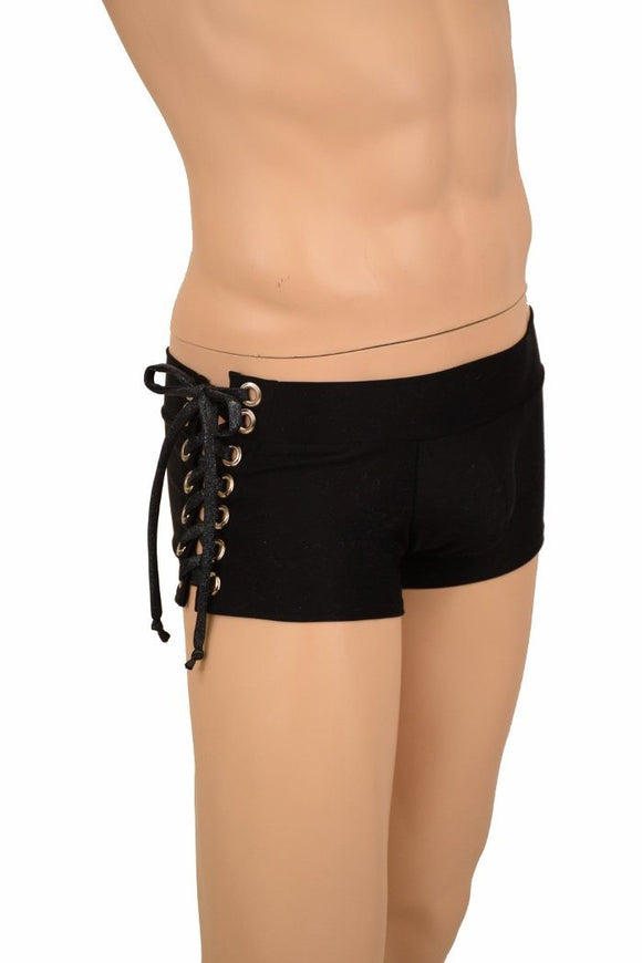 Mens Lowrise Aruba Lace Up Shorts - Coquetry Clothing