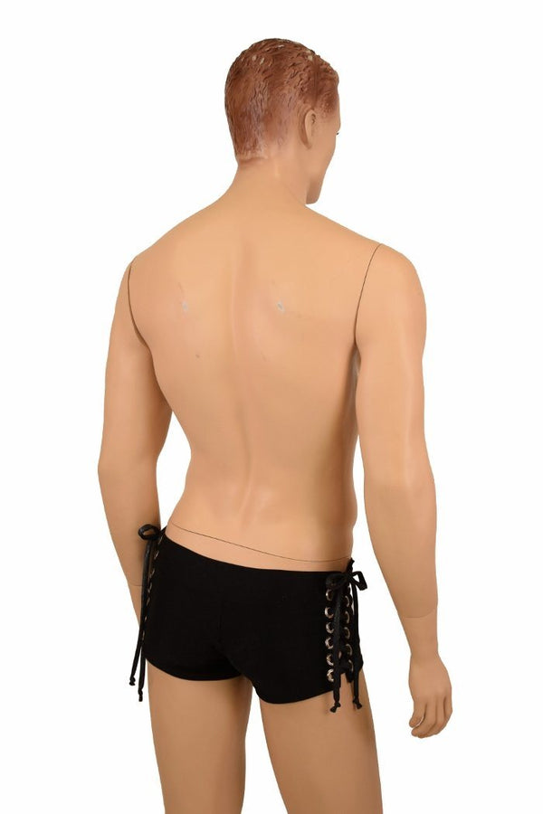 Mens Lowrise Aruba Lace Up Shorts - 3