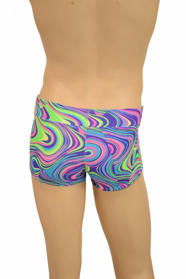 Mens Lowrise "Aruba" Shorts in Glow Worm - 3