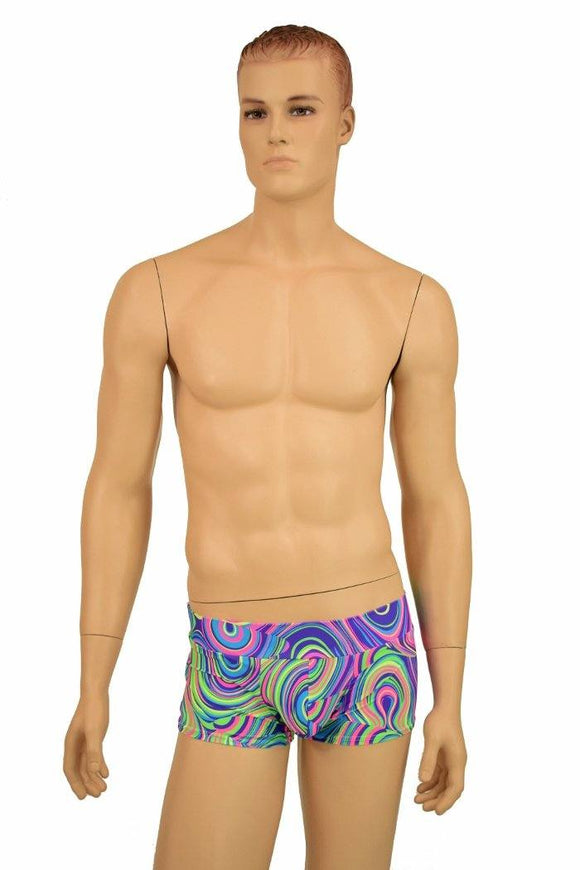 Mens Lowrise "Aruba" Shorts in Glow Worm - Coquetry Clothing