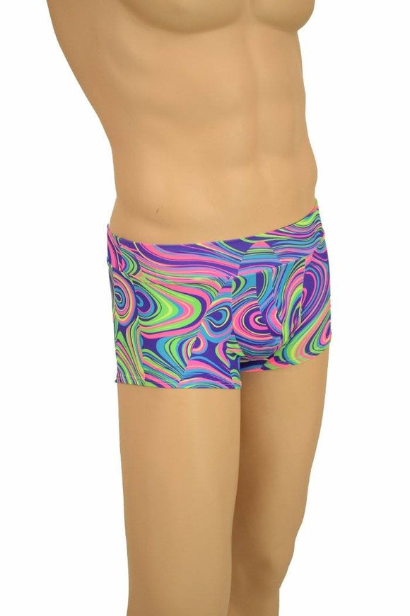 Mens Lowrise "Aruba" Shorts in Glow Worm - Coquetry Clothing