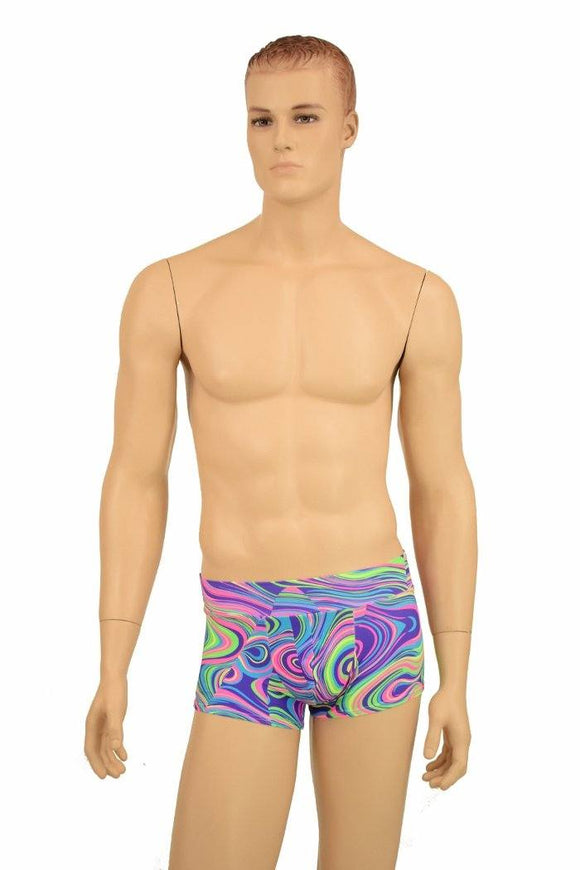 Mens Lowrise "Aruba" Shorts in Glow Worm - Coquetry Clothing