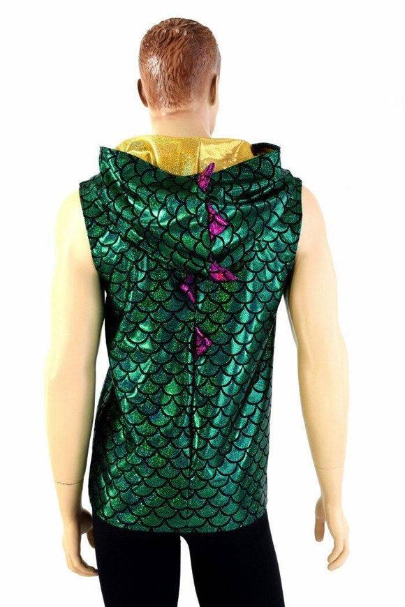 Mens Mardi Gras Dragon Hoodie - Coquetry Clothing