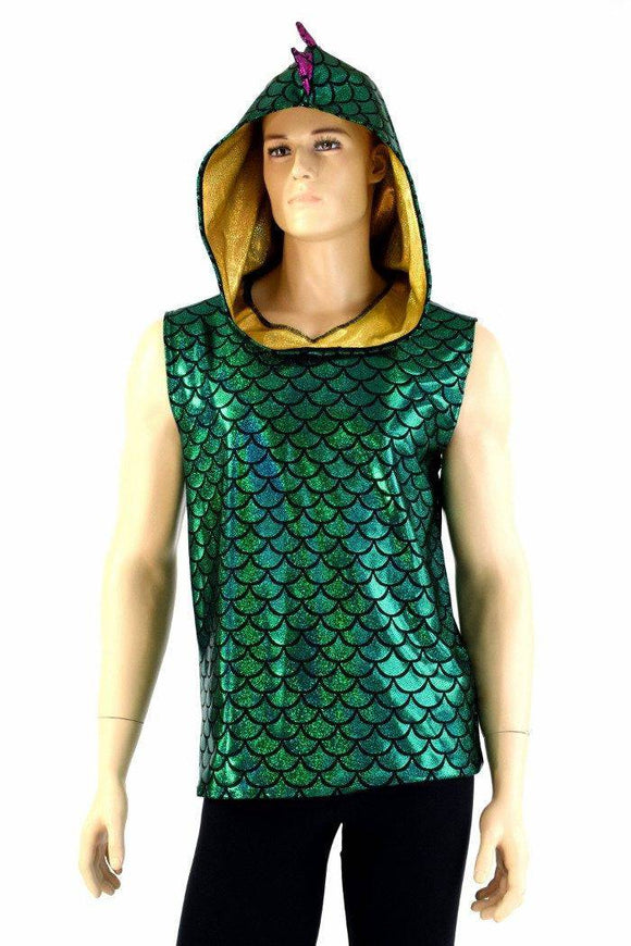 Mens Mardi Gras Dragon Hoodie - Coquetry Clothing