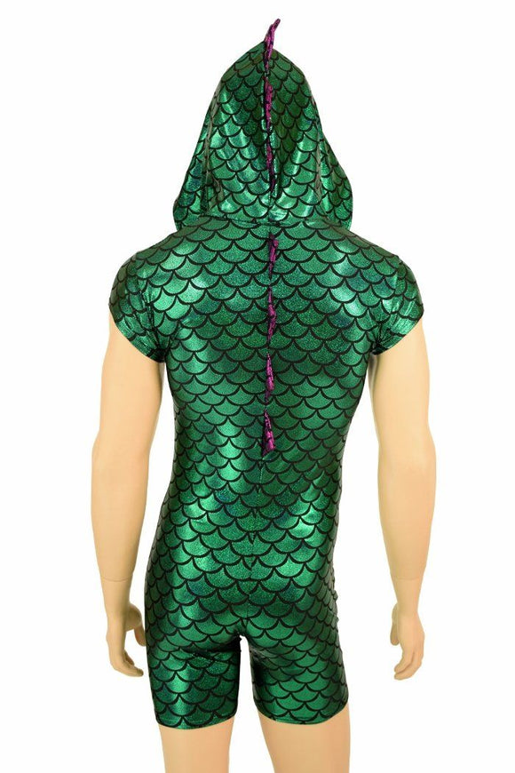 Mens Mardi Gras Dragon Romper - Coquetry Clothing