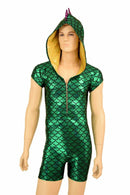 Mens Mardi Gras Dragon Romper - Coquetry Clothing