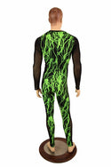 Mens Mesh Side Panel Catsuit - 5