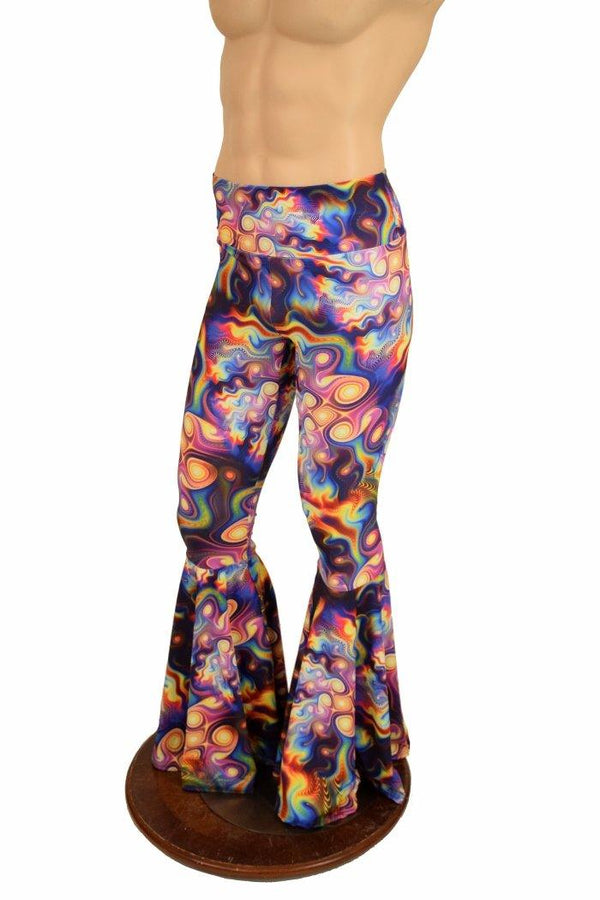 Mens Meteorite Bell Bottom Flares - 1