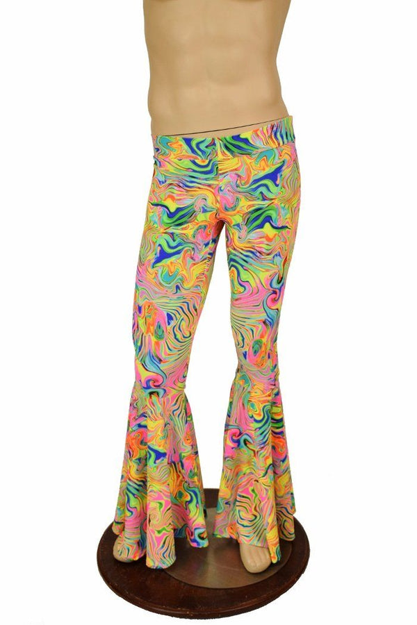 Medium Ready to Ship Mens Mid Rise Bell Bottom Flares - 1