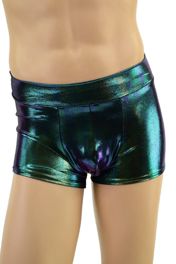 Mens Midrise Aruba Shorts in Scarab - Coquetry Clothing