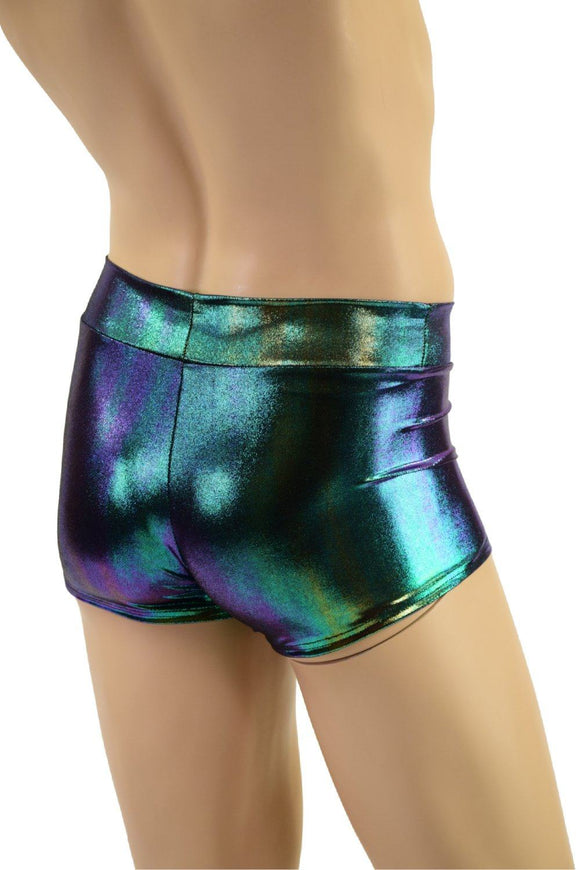 Mens Midrise Aruba Shorts in Scarab - Coquetry Clothing