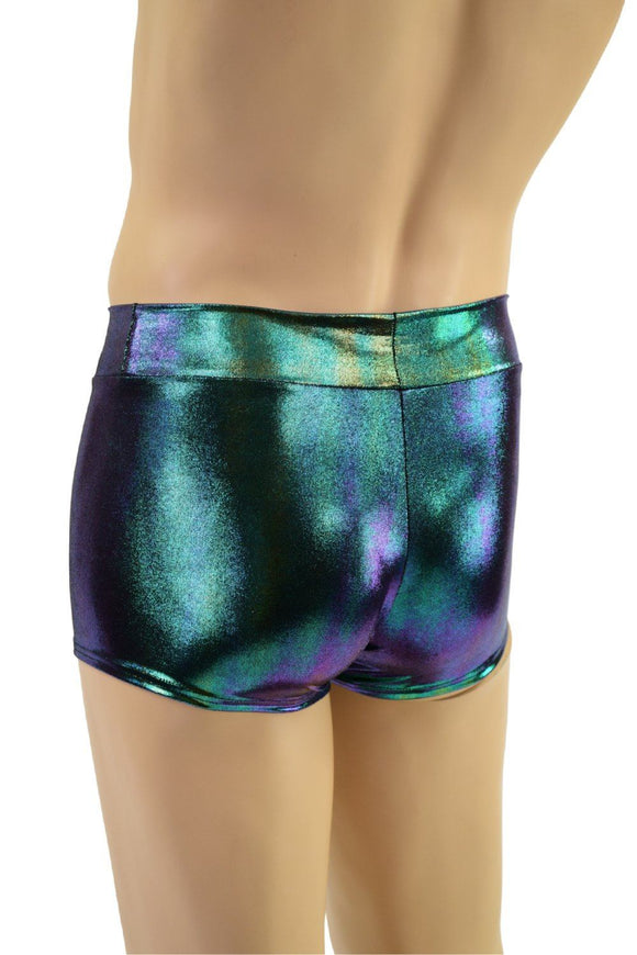 Mens Midrise Aruba Shorts in Scarab - Coquetry Clothing