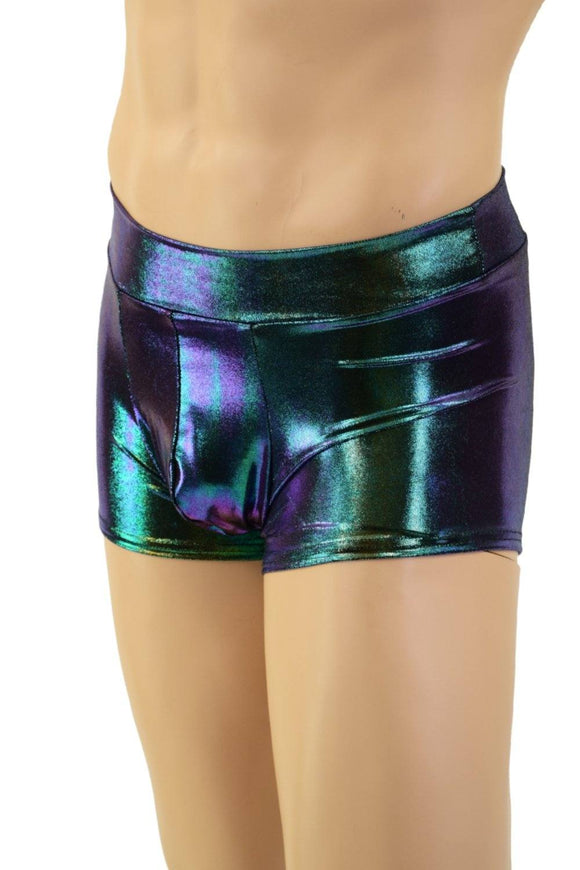 Mens Midrise Aruba Shorts in Scarab - Coquetry Clothing