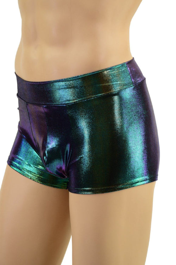 Mens Midrise Aruba Shorts in Scarab - Coquetry Clothing