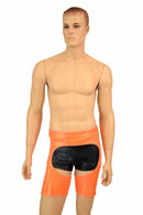 Mens Midrise Shorts Chaps in Orange - Coquetry Clothing