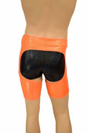 Mens Midrise Shorts Chaps in Orange - 4