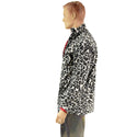 Mens Minky Faux Fur Reversible Collared Jacket - 3