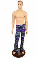 Mens Neon Melt Bootcut Pants - Coquetry Clothing