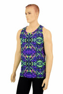 Mens Neon Melt Muscle Tank - Coquetry Clothing