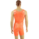 Mens Neon Orange Singlet Romper - Coquetry Clothing