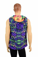Mens Open Front Hooded Vest - Coquetry Clothing