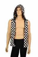Mens Open Front Hooded Vest - Coquetry Clothing