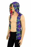 Mens Open Front Hooded Vest - Coquetry Clothing